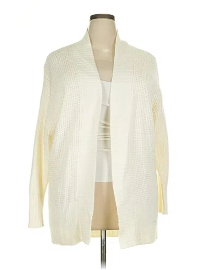 Pre-owned Torrid Cardigan Sweater In White