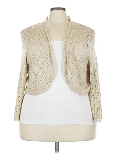 Pre-owned Torrid Cardigan Sweater In White