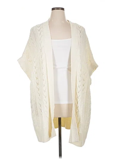Pre-owned Torrid Cardigan Sweater In White
