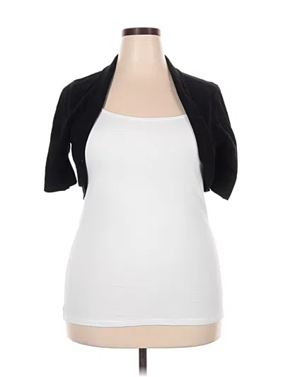 Pre-owned Torrid Cardigan Sweater In White
