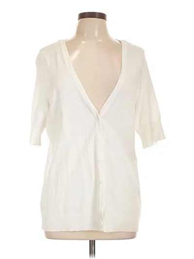 Pre-owned Torrid Cardigan Sweater In White