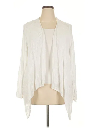 Pre-owned Torrid Cardigan Sweater In White