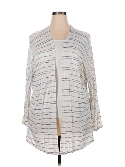 Pre-owned Torrid Cardigan Sweater In White