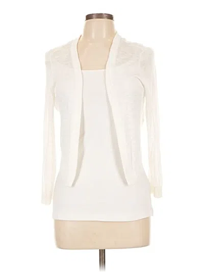 Pre-owned Torrid Cardigan Sweater In White