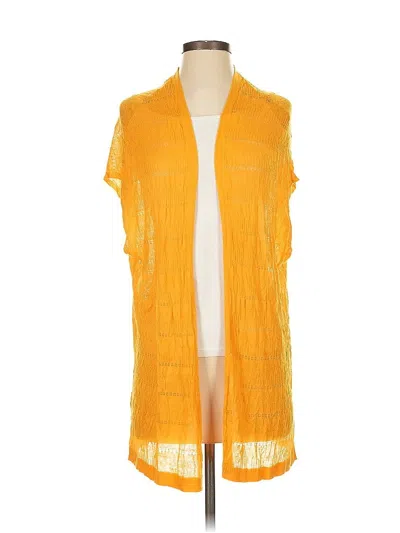 Pre-owned Torrid Cardigan Sweater In Yellow