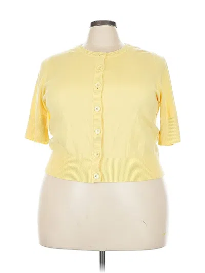 Pre-owned Torrid Cardigan Sweater In Yellow