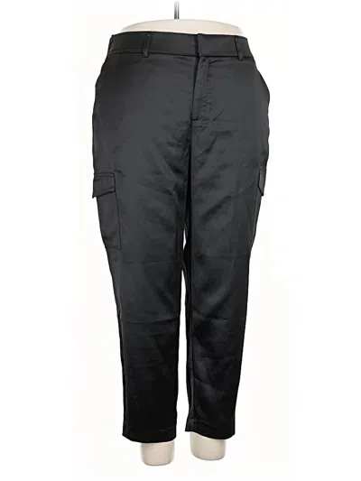 Pre-owned Torrid Cargo Pants In Black