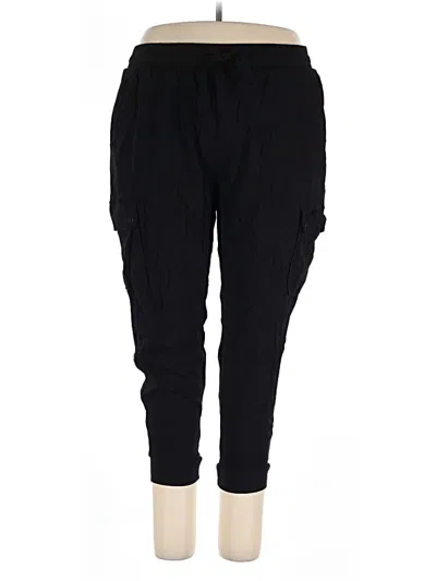 Pre-owned Torrid Cargo Pants In Black