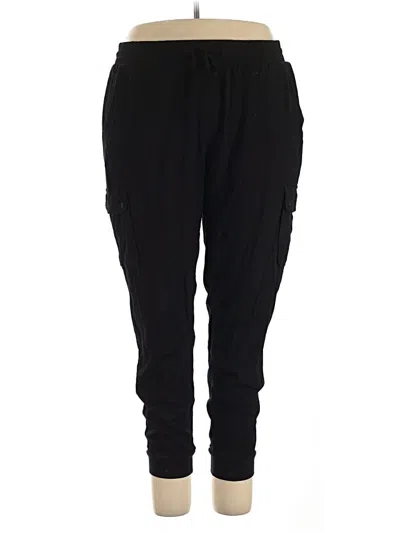Pre-owned Torrid Cargo Pants In Black