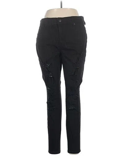 Pre-owned Torrid Cargo Pants In Black