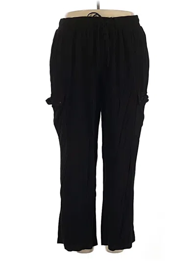 Pre-owned Torrid Cargo Pants In Black