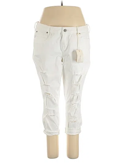 Pre-owned Torrid Cargo Pants In White