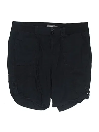 Pre-owned Torrid Cargo Shorts In Black