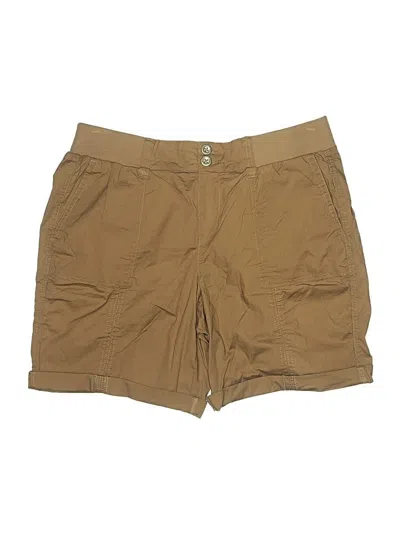Pre-owned Torrid Cargo Shorts In Tan