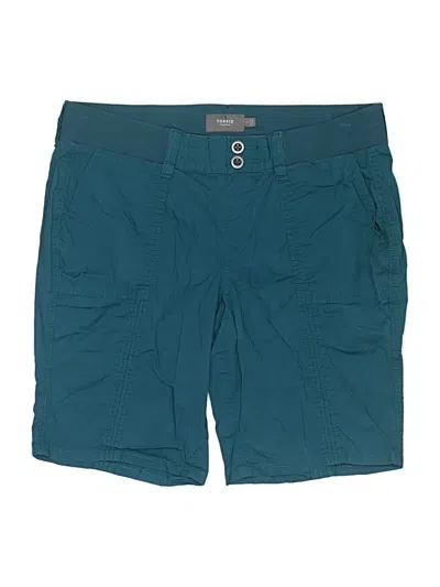 Pre-owned Torrid Cargo Shorts In Teal