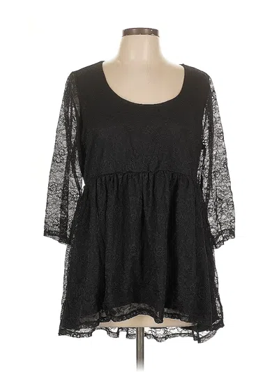 Pre-owned Torrid Casual Dress In Black