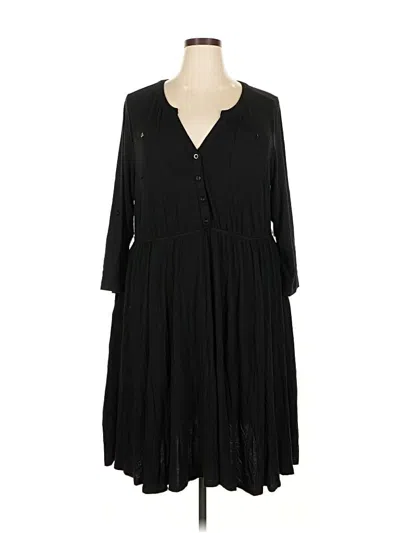 Pre-owned Torrid Casual Dress In Black