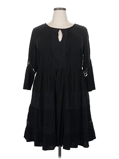 Pre-owned Torrid Casual Dress In Black