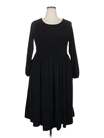 Pre-owned Torrid Casual Dress In Black