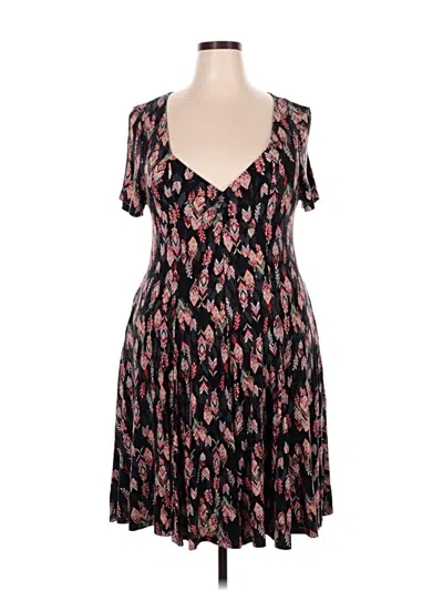 Pre-owned Torrid Casual Dress In Black