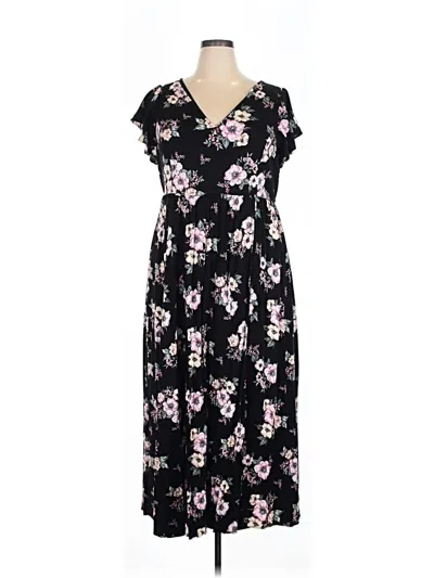 Pre-owned Torrid Casual Dress In Black