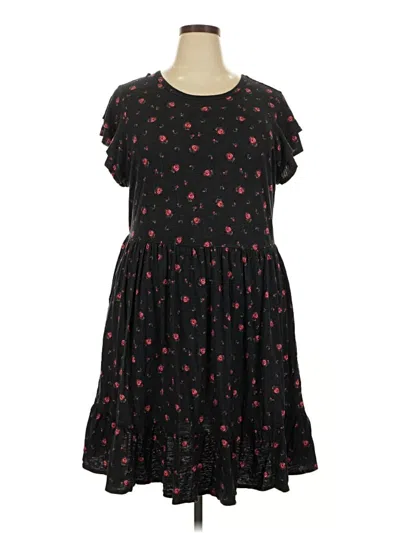 Pre-owned Torrid Casual Dress In Black