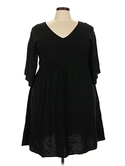 Pre-owned Torrid Casual Dress In Black