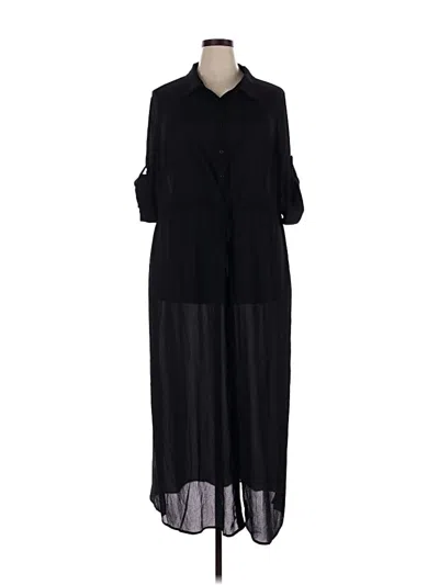 Pre-owned Torrid Casual Dress In Black