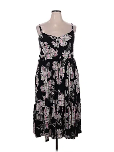 Pre-owned Torrid Casual Dress In Black