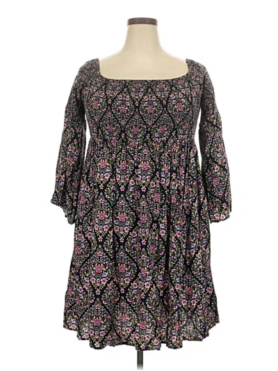 Pre-owned Torrid Casual Dress In Black