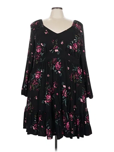 Pre-owned Torrid Casual Dress In Black