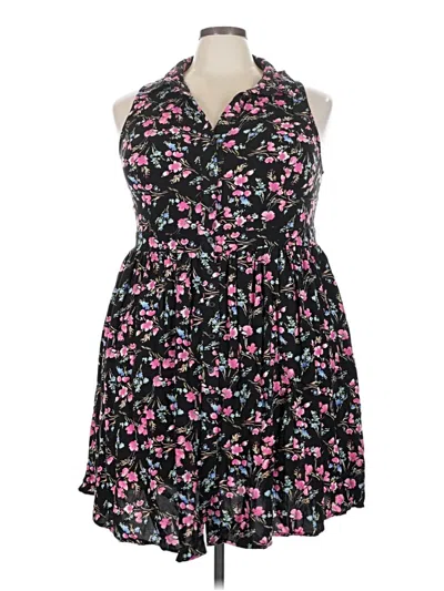 Pre-owned Torrid Casual Dress In Black