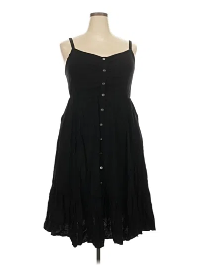Pre-owned Torrid Casual Dress In Black