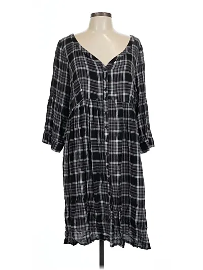 Pre-owned Torrid Casual Dress In Black