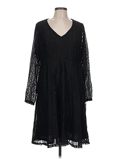 Pre-owned Torrid Casual Dress In Black