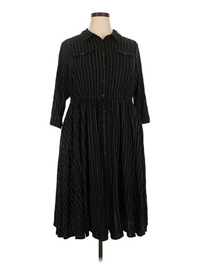 Pre-owned Torrid Casual Dress In Black