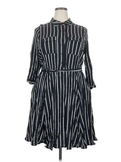 Pre-owned Torrid Casual Dress In Black