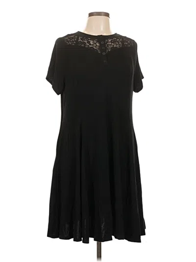 Pre-owned Torrid Casual Dress In Black