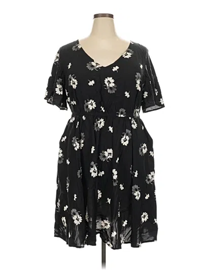 Pre-owned Torrid Casual Dress In Black