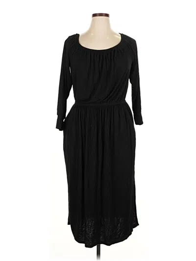 Pre-owned Torrid Casual Dress In Black