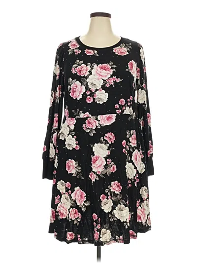 Pre-owned Torrid Casual Dress In Black