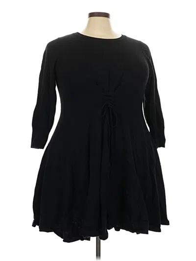 Pre-owned Torrid Casual Dress In Black