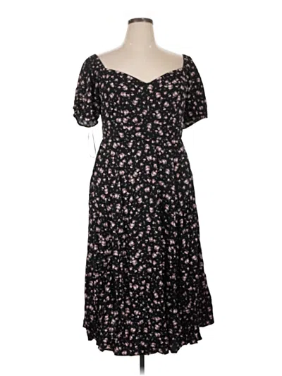 Pre-owned Torrid Casual Dress In Black