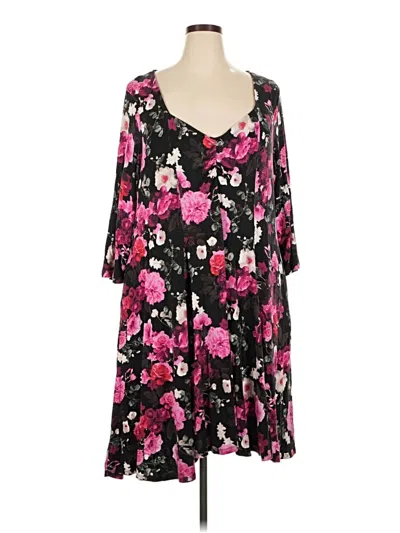 Pre-owned Torrid Casual Dress In Black