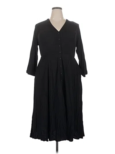 Pre-owned Torrid Casual Dress In Black