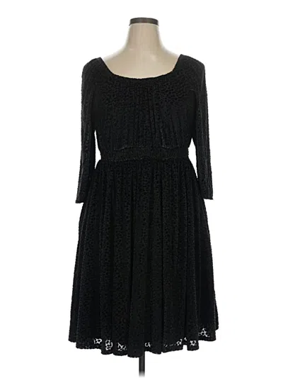 Pre-owned Torrid Casual Dress In Black