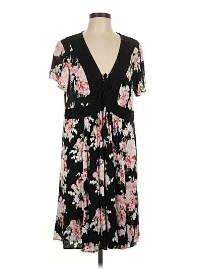 Pre-owned Torrid Casual Dress In Black