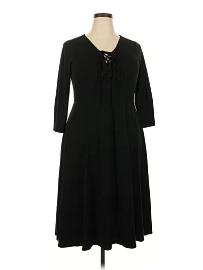 Pre-owned Torrid Casual Dress In Black