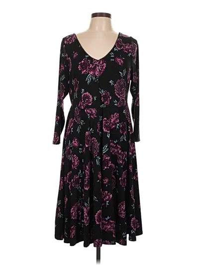 Pre-owned Torrid Casual Dress In Black