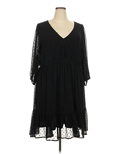 Pre-owned Torrid Casual Dress In Black